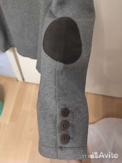Серый пиджак рост 130