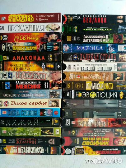 Зарубежные фильмы на кассетах