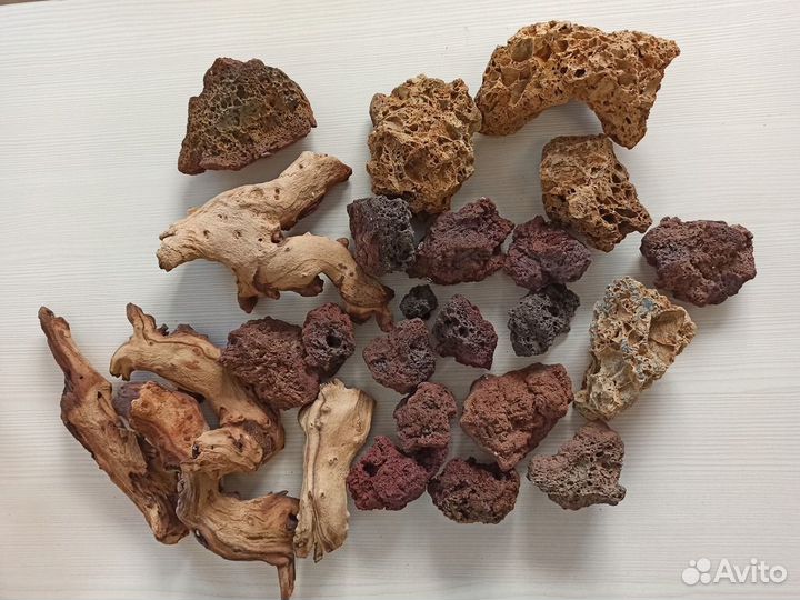 Лотки, грот, коряги и другое