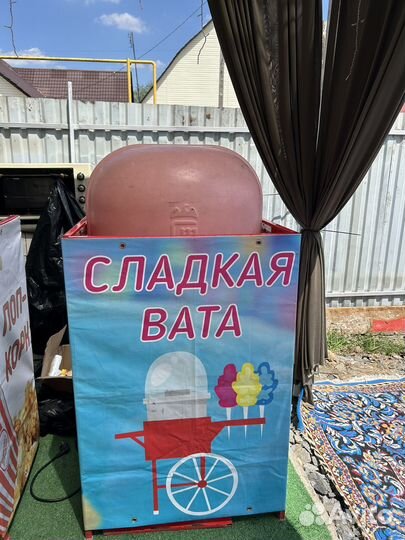 Аренда сладкой ваты и попкорна