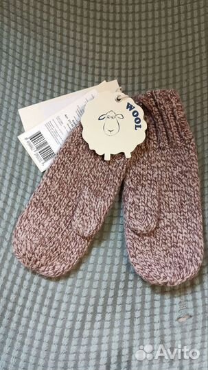 Варежки gulliver, размер 14, шерсть ягнёнка