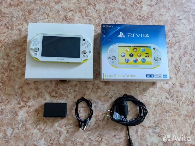 Sony Vita Slim Lime Green Прошитая