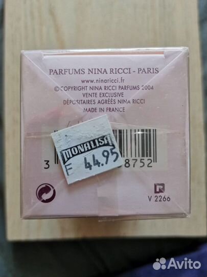 Nina ricci premier jour 100 ml