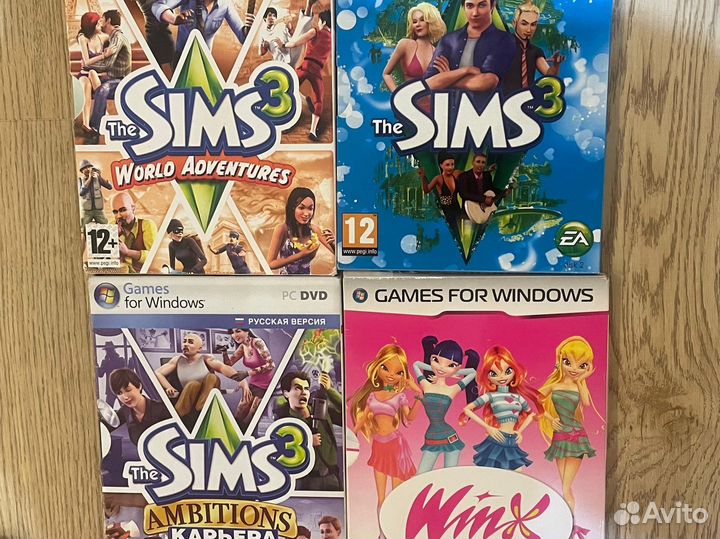 DVD диски Игры sims 3 winx