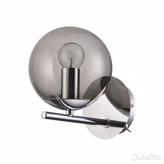 Бра настенный lumion металлический со стеклом
