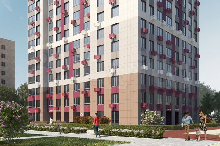 1-к. квартира, 41,6 м², 21/25 эт.