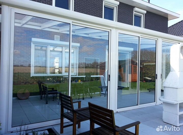 Остекление террас, веранд, беседок