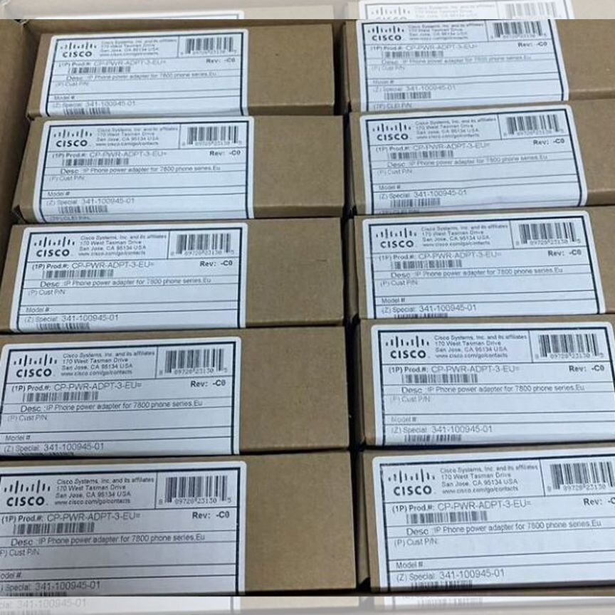 [CP-PWR-ADPT-3-EU] Блок Питания Cisco Новый Cp-Pwr-Adpt-3-Eu