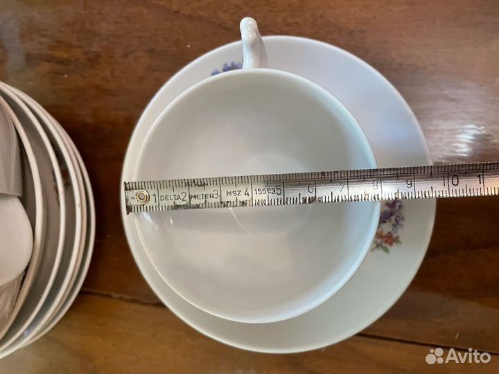 Фарфоровые чайные пары 