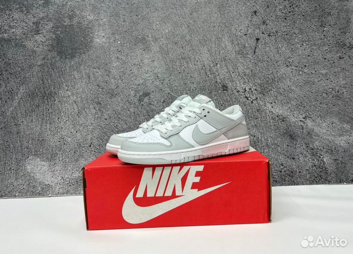 Кроссовки Nike SB Dunk Grey Люкс