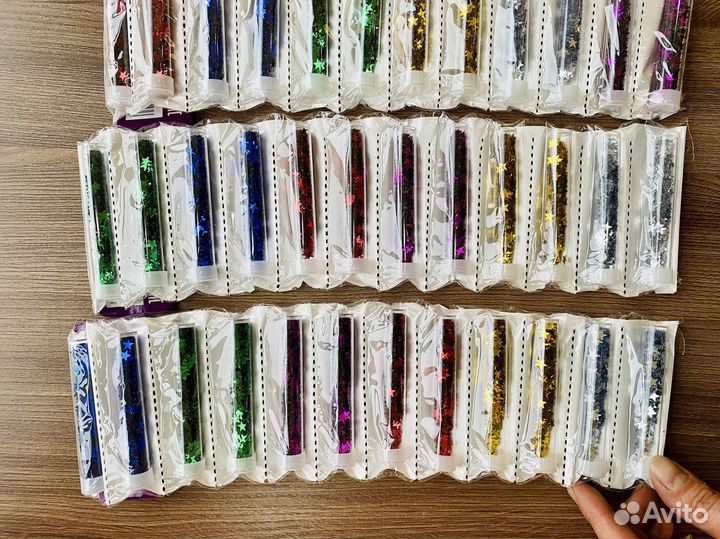 Блестки звёзды 12шт. для декора пайетки