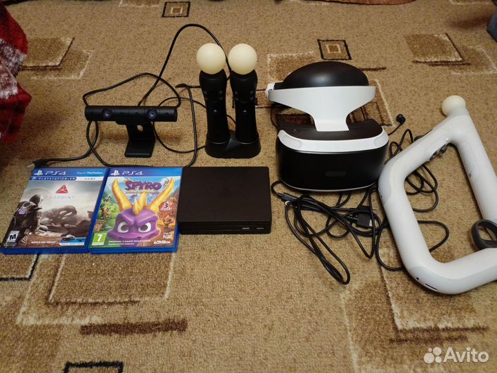 Vr очки для ps4(полный комплект)