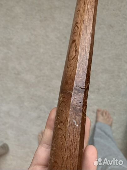 Трость для ходьбы деревянная