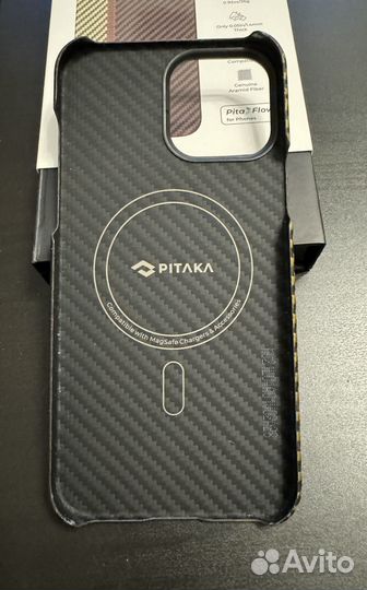 Чехол на iPhone 13 pro max pitaka с магнитом