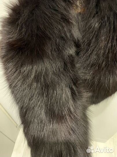 Меховой воротник песец
