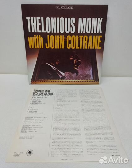 Jazz:Thelonious Monk With John Coltrane76LP JPN NM