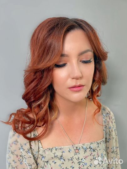 Макияж и прическа