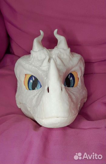 Велоцерап с рожками и глазками