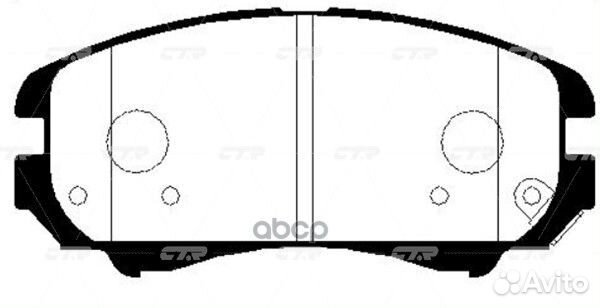 Ckkk-1 Колодки тормозные дисковые перед G