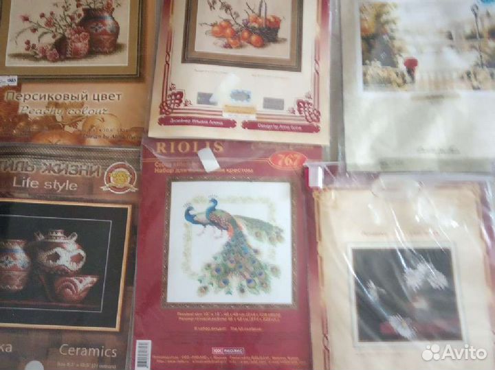 Остатки набора для вышивания