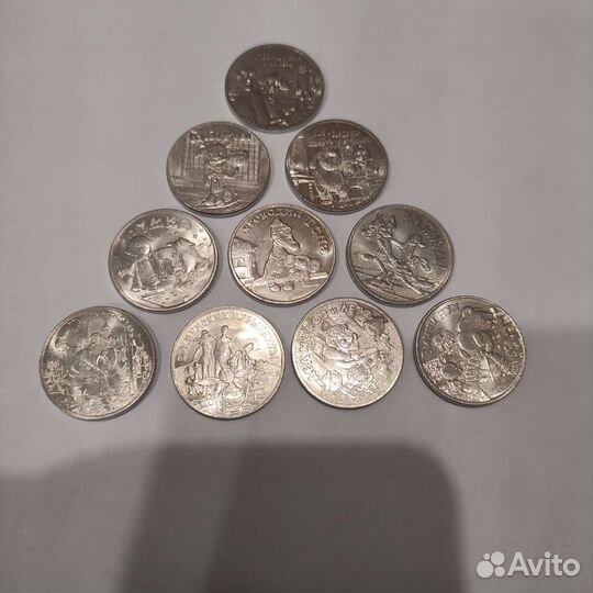 Набор монет мультфильм