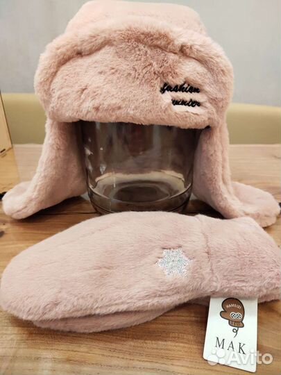 Шапка ушанка женская