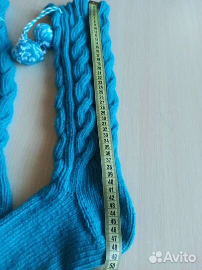 Гольфы носки вязаные теплые 36-37 размер