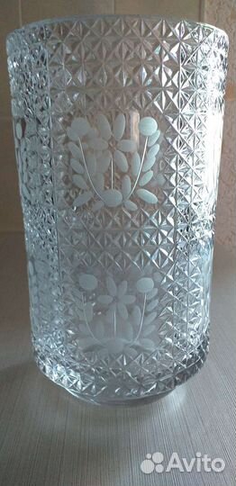 Хрустальная ваза большая ГДР