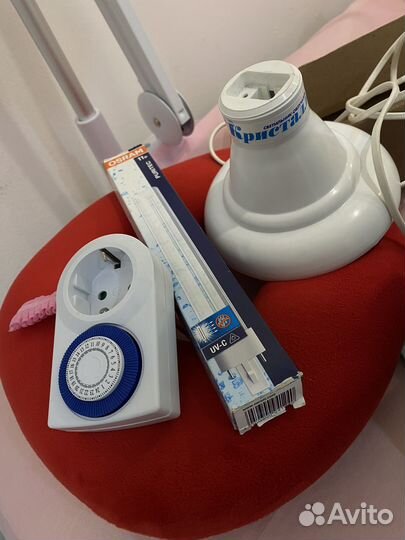 Лампа кварцевая облучатель бактерицидный кристалл