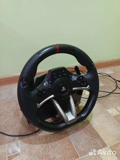 Игровой руль с педалями для пк