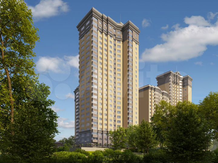 3-к. квартира, 67,8 м², 2/25 эт.