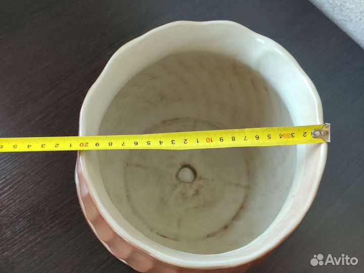 Цветочное керамическое кашпо