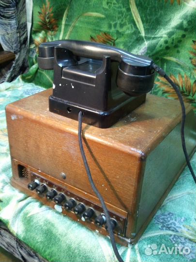 Телефон антикварный. Прибор испытательный. 1958г