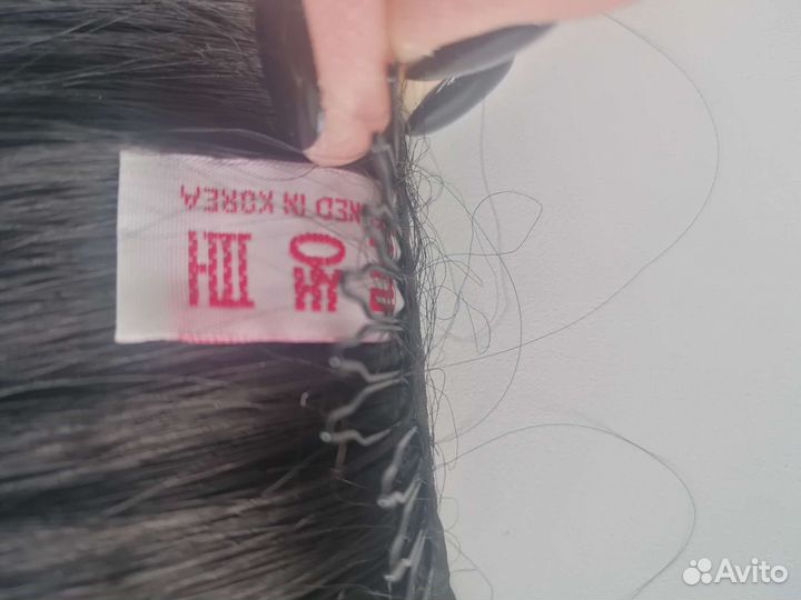 Волосы на заколках