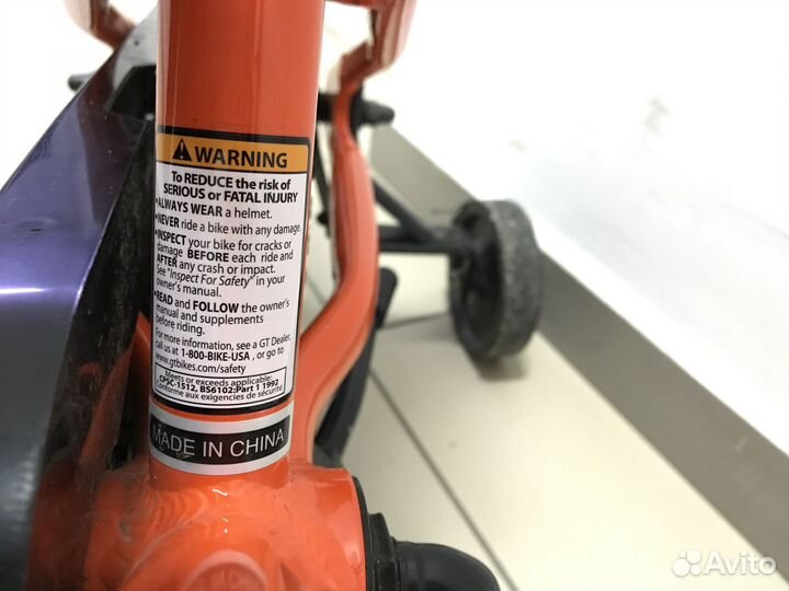 Детский трехколесный велосипед бу