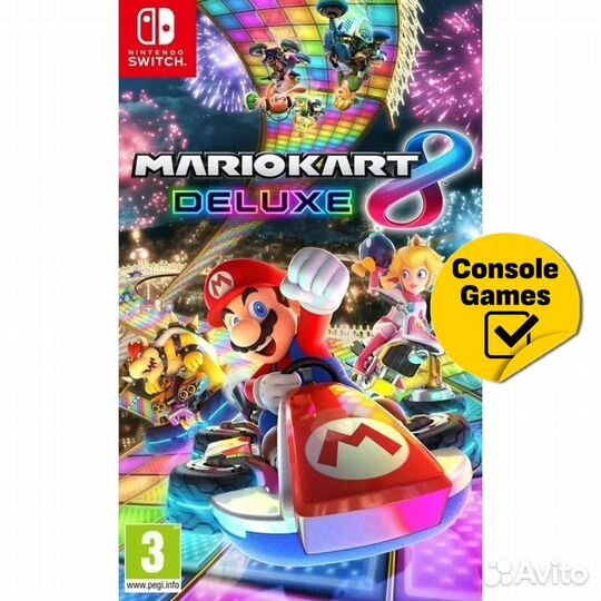 Switch Mario Kart 8 Delux (русская версия ) Новый