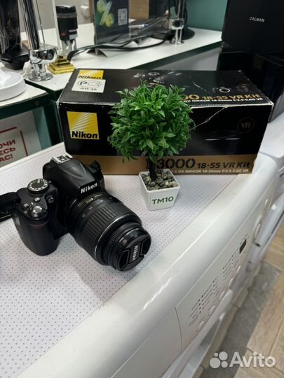 Фотоаппарат Nicon D3000 коробка зарядное тмн10