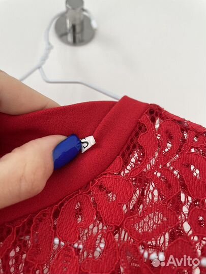 Вечернее красное платье S