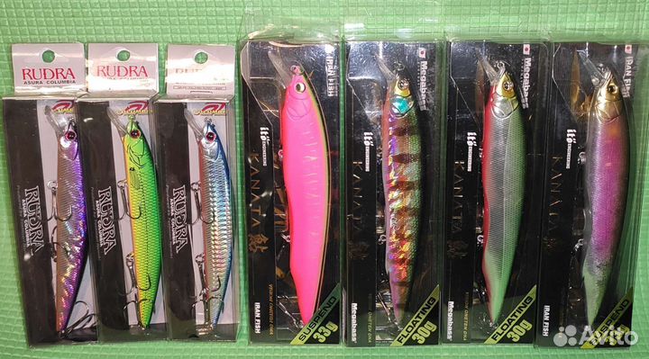Воблеры Zip Baits,Jackall,Megabas