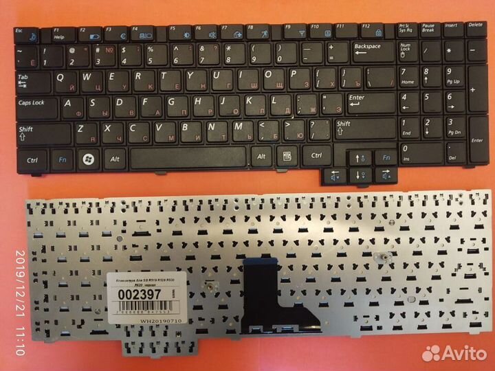 Клавиатура для ноутбука samsung R525, R528, R530