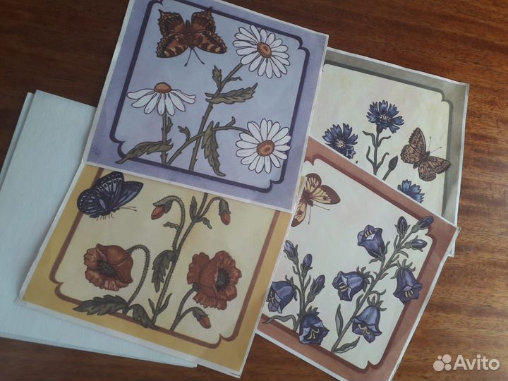 Набор термопереводных картинок. Винтаж, СССР