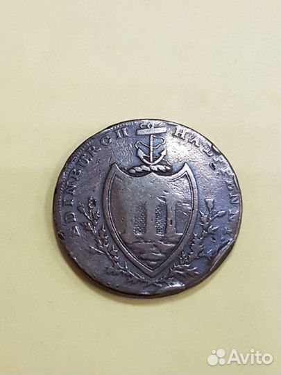 Шотландия Эдинбург 1/2 пенни 1791г