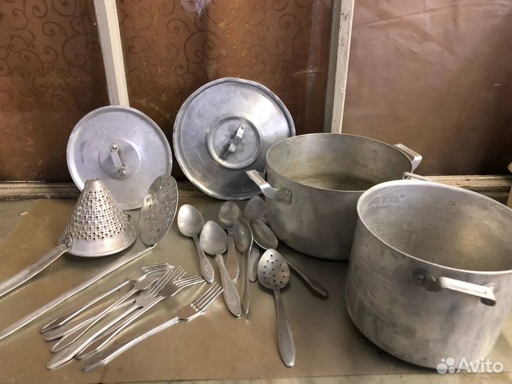 Кастрюля алюминиевая