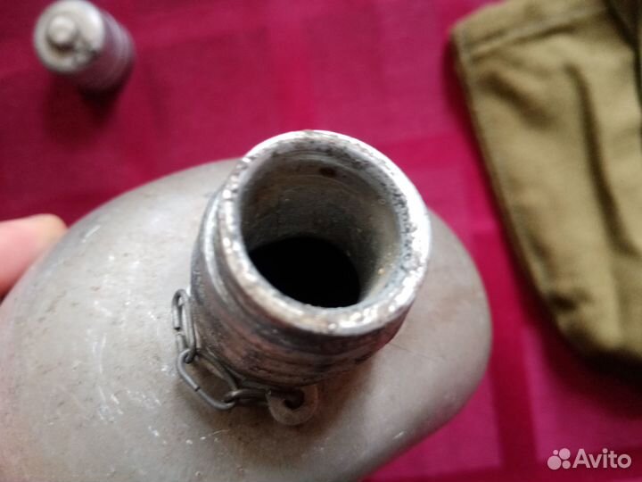 Фляга солдатская армейская в чехле. СССР