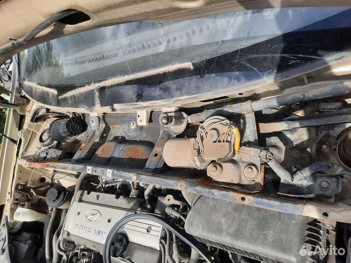 Жабо hyundai getz Планка под лобовое