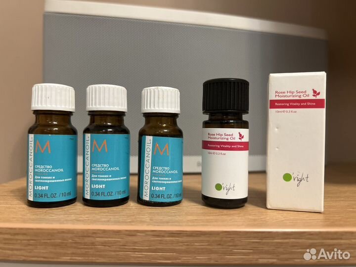 Масло для волос Maroccanoil и O’right