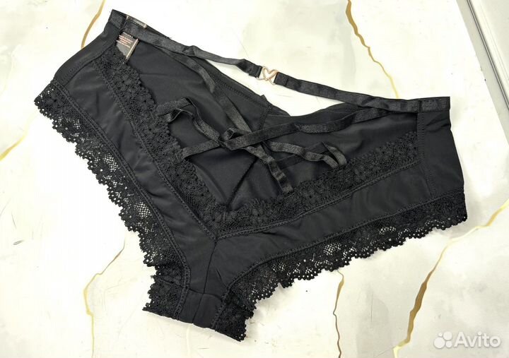 Трусы victorias secret черные