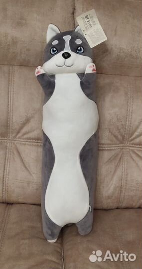 Хаски - мягкая игрушка обнимашка