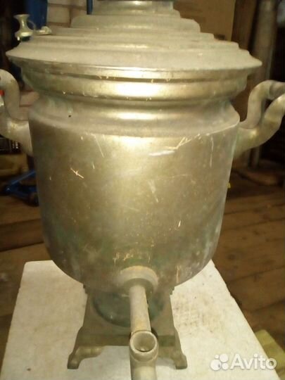 Самовар на дровах старинный