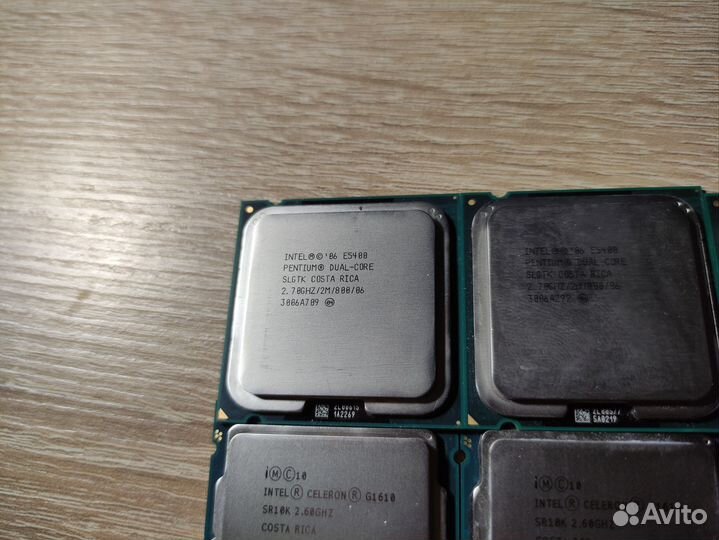 Процессоры intel g4620, i3-2120, e5400, g1610 и др
